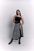 Reversible Black and White Separate Dress