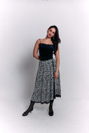Reversible Black and White Separate Dress