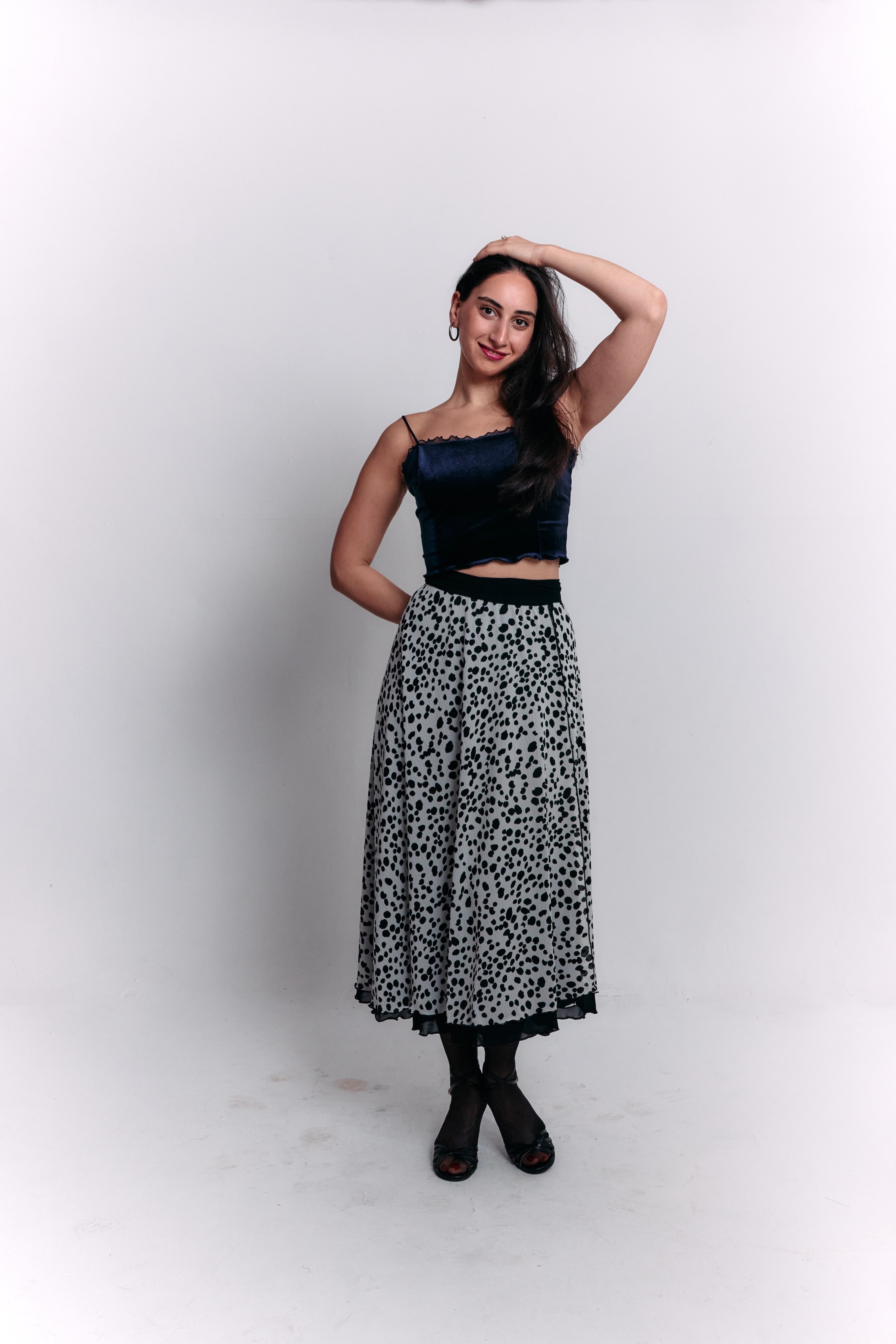 Reversible Black and White Separate Dress