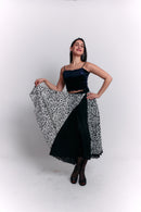 Reversible Black and White Separate Dress
