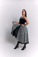 Reversible Black and White Separate Dress