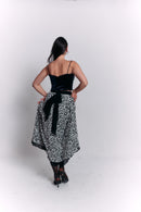 Reversible Black and White Separate Dress