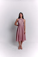Reversible Pink Satin Dress