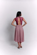 Reversible Pink Satin Dress