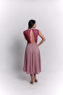 Reversible Pink Satin Dress