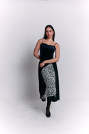 Reversible Black and White Separate Dress