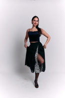 Reversible Black and White Separate Dress
