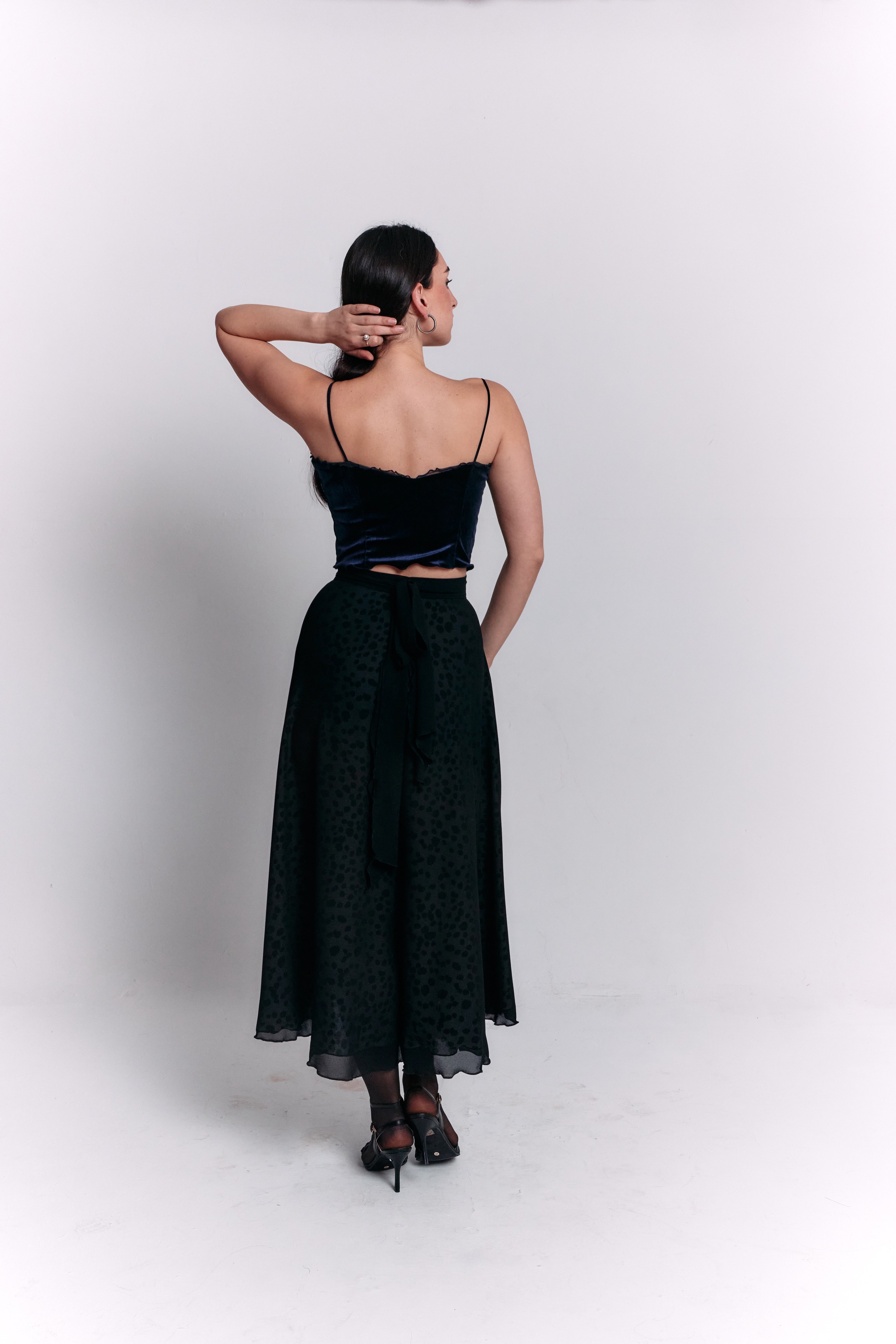Reversible Black and White Separate Dress