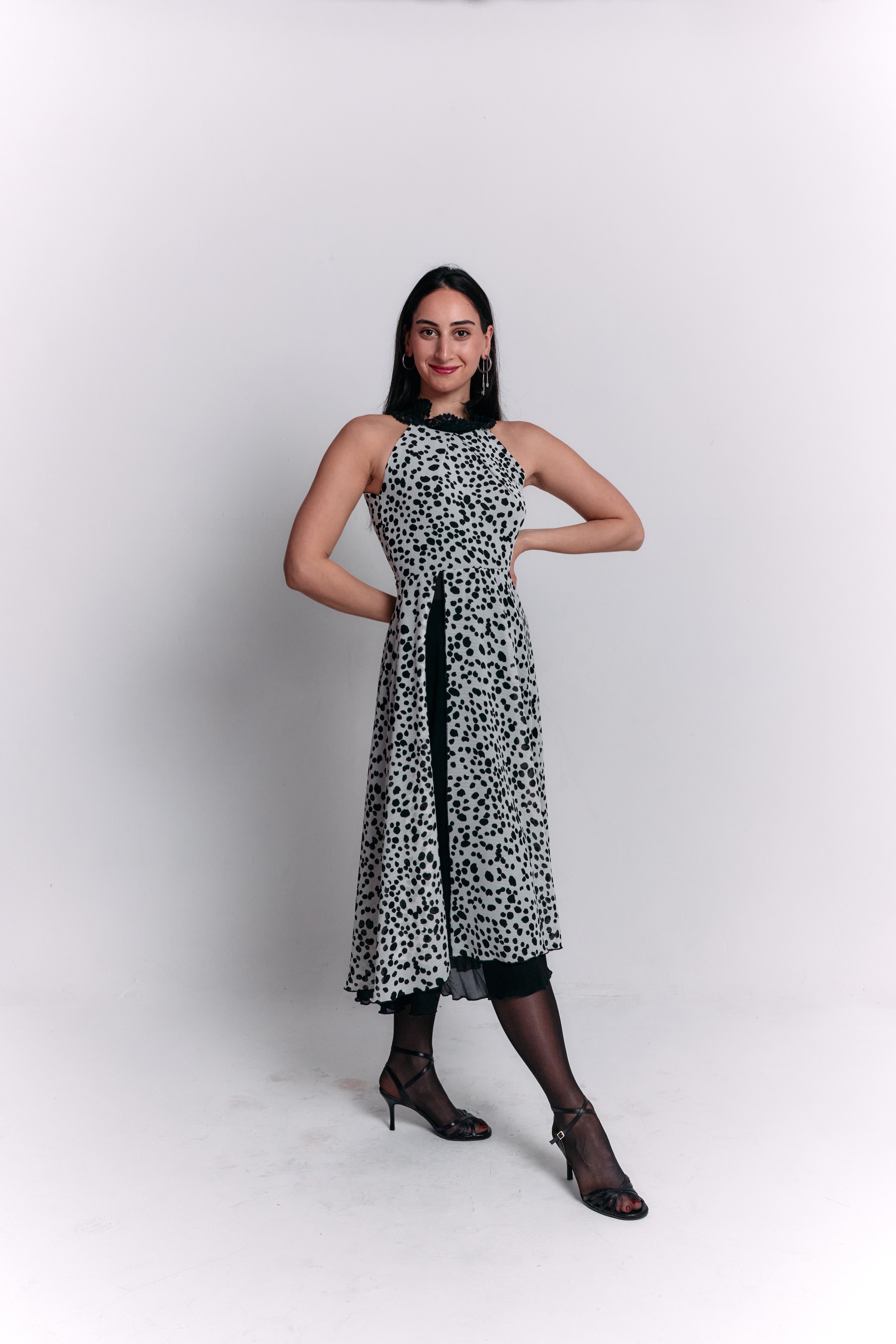 Reversible Open Back Bow Dress