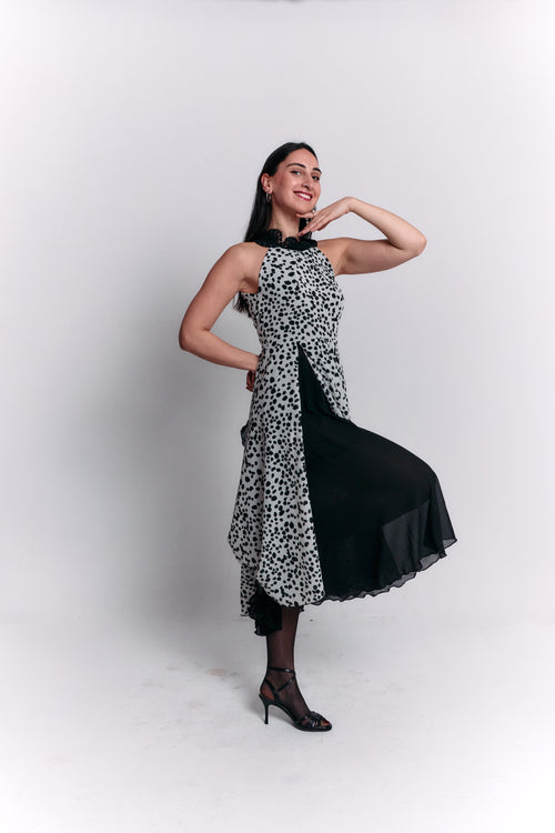 Reversible Open Back Bow Dress
