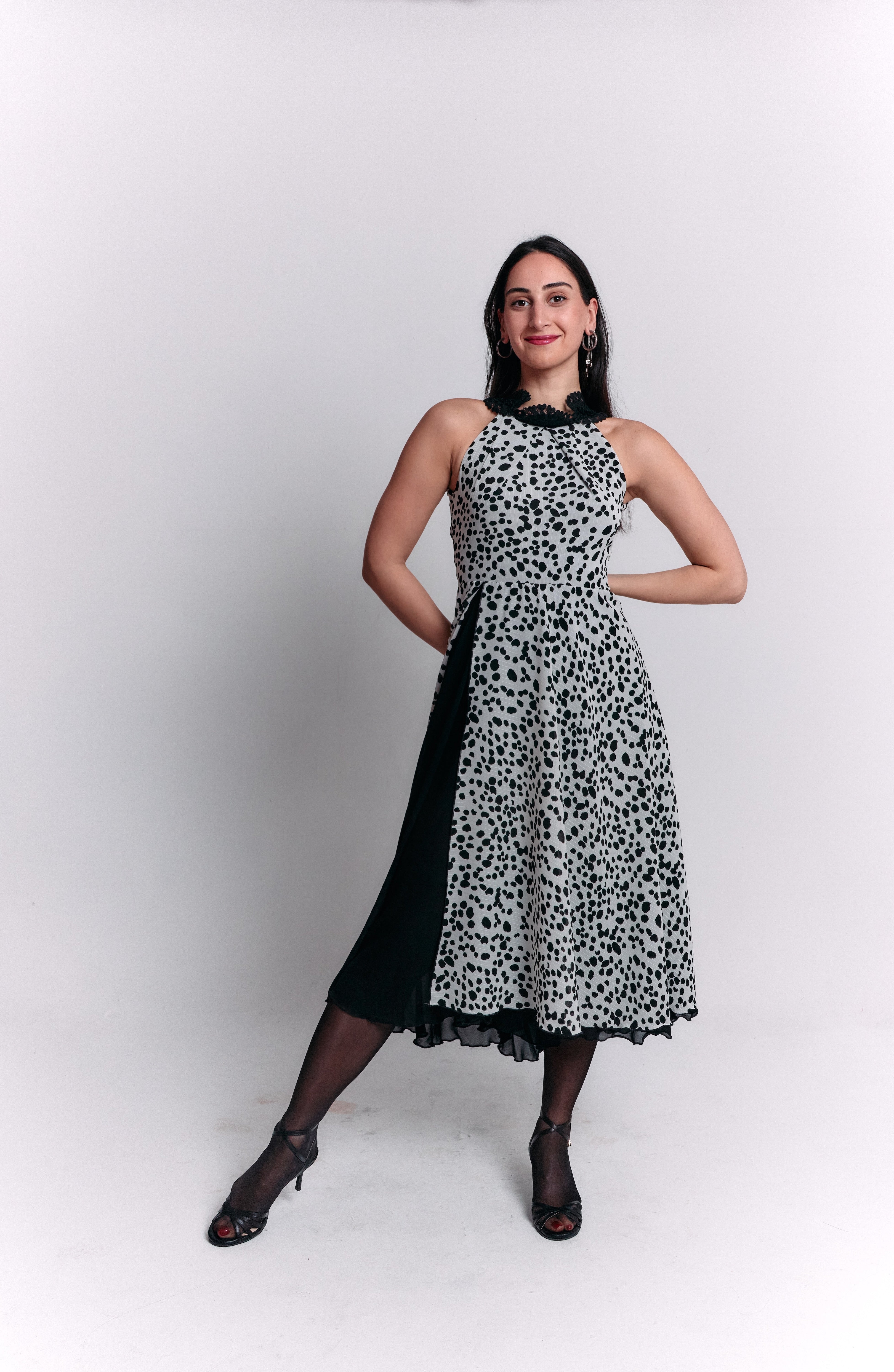 Reversible Open Back Bow Dress