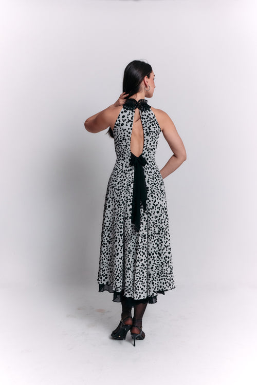 Reversible Open Back Bow Dress