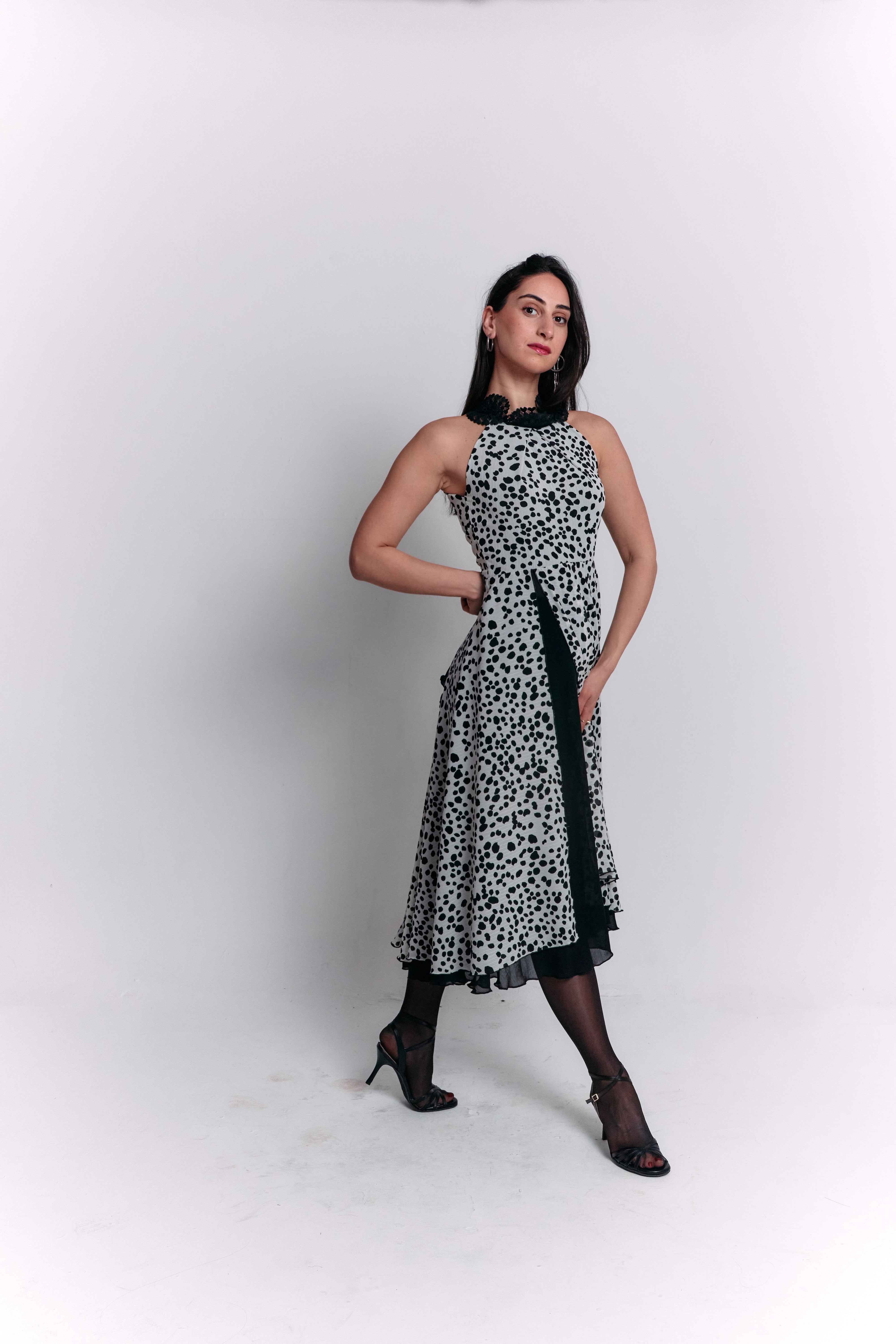 Reversible Open Back Bow Dress