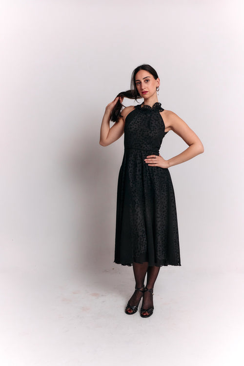 Reversible Open Back Bow Dress