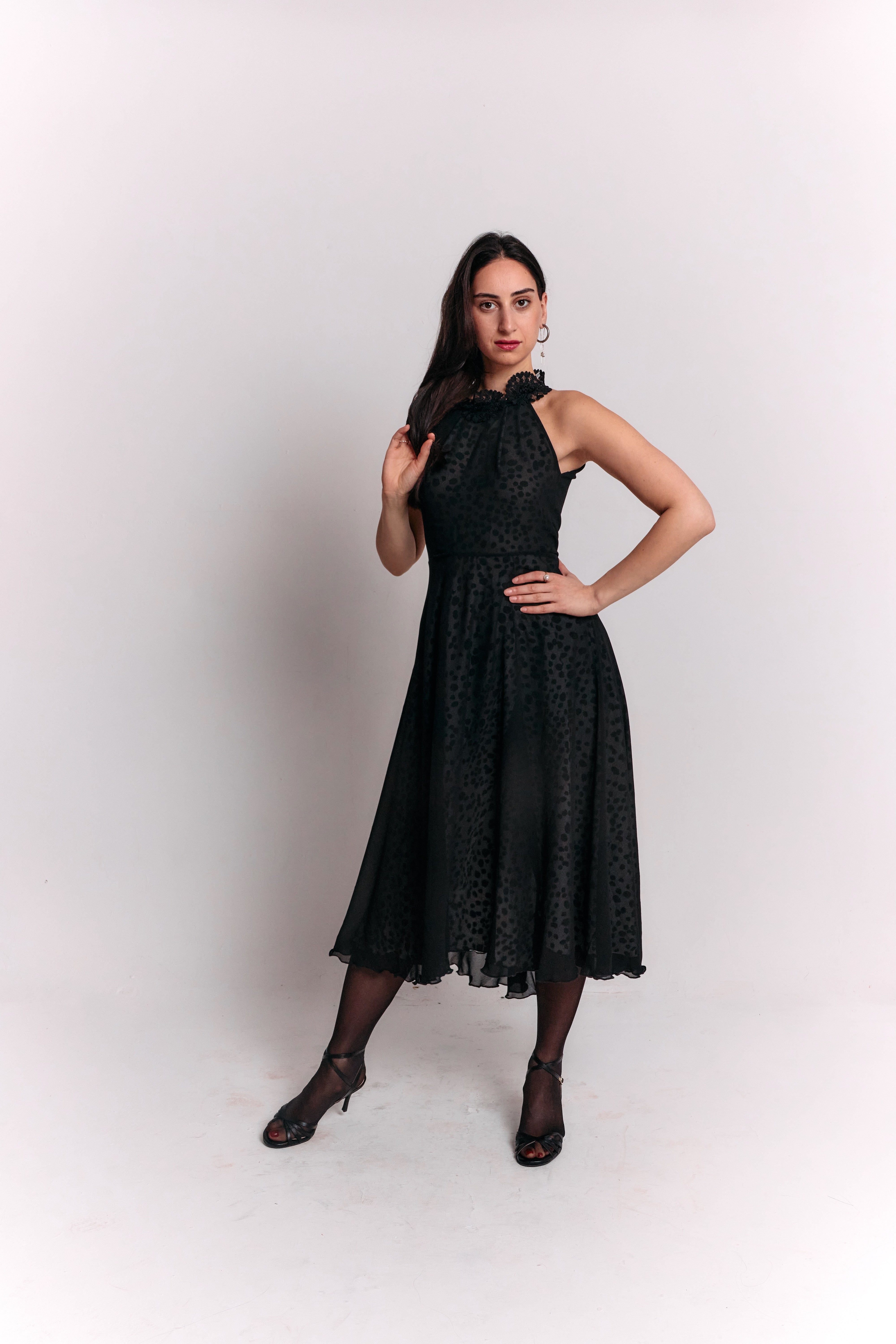 Reversible Open Back Bow Dress
