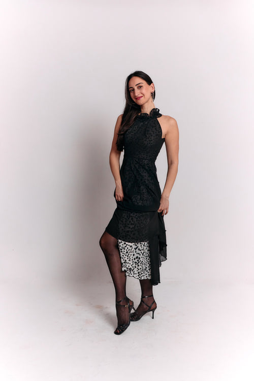 Reversible Open Back Bow Dress