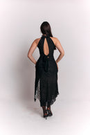 Reversible Open Back Bow Dress