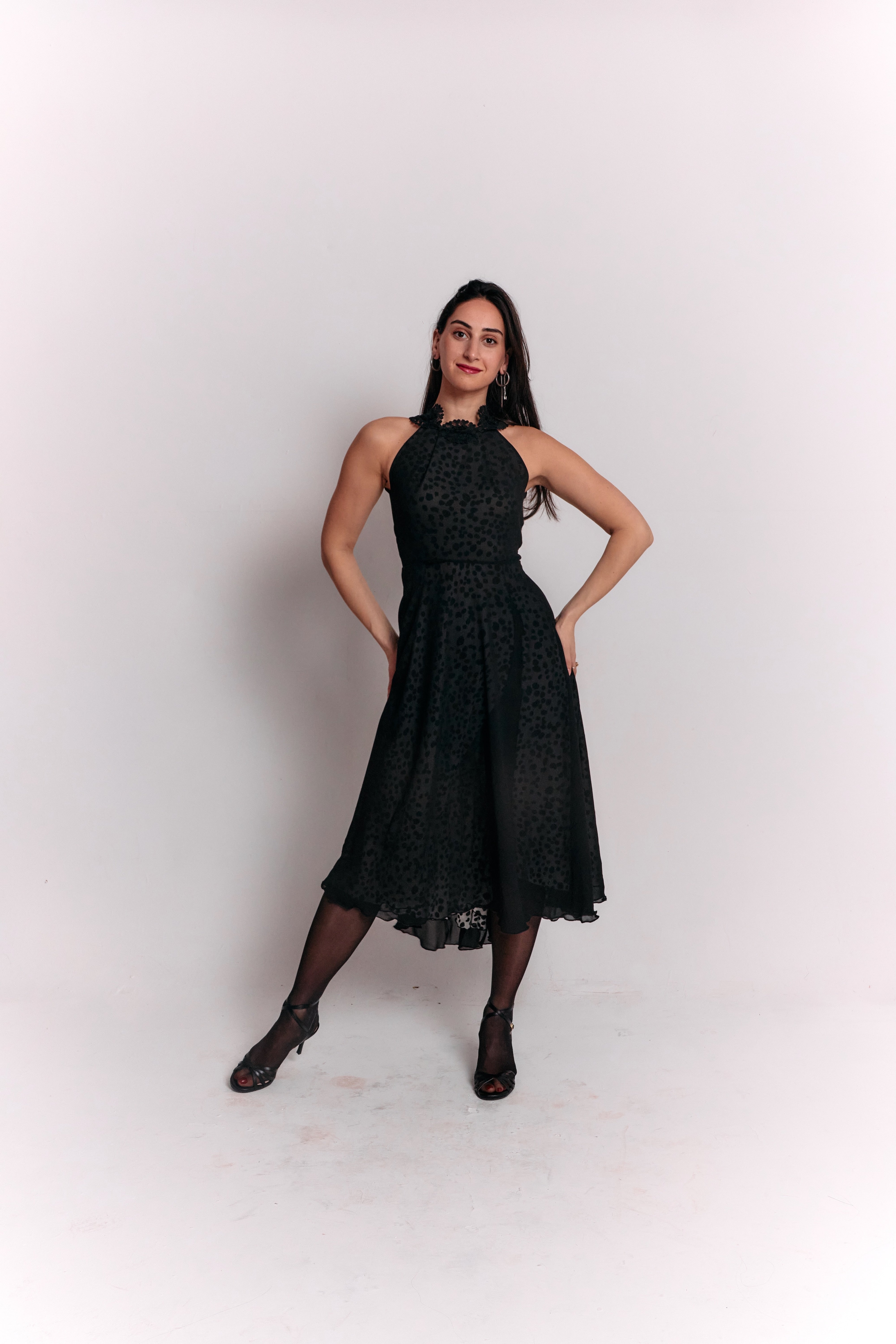 Reversible Open Back Bow Dress
