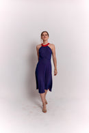 Reversible Red and Blue Bow Dress