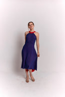 Reversible Red and Blue Bow Dress