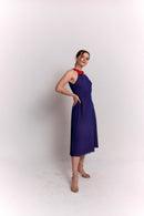 Reversible Red and Blue Bow Dress