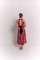 Reversible Pink and Black Animal Print Dress