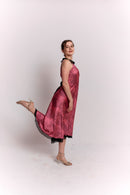 Reversible Pink and Black Animal Print Dress