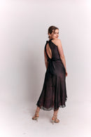 Reversible Pink and Black Animal Print Dress
