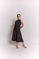 Reversible Pink and Black Animal Print Dress