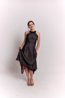 Reversible Pink and Black Animal Print Dress