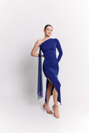 One-Shoulder Bow Dress