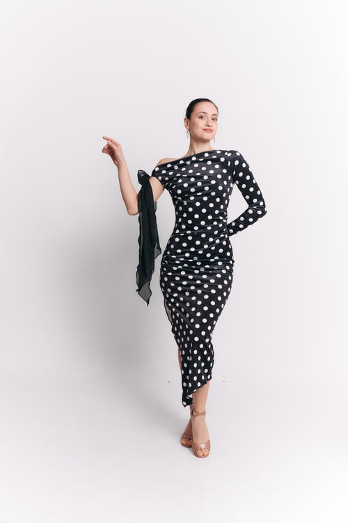 One-Shoulder Bow Dress