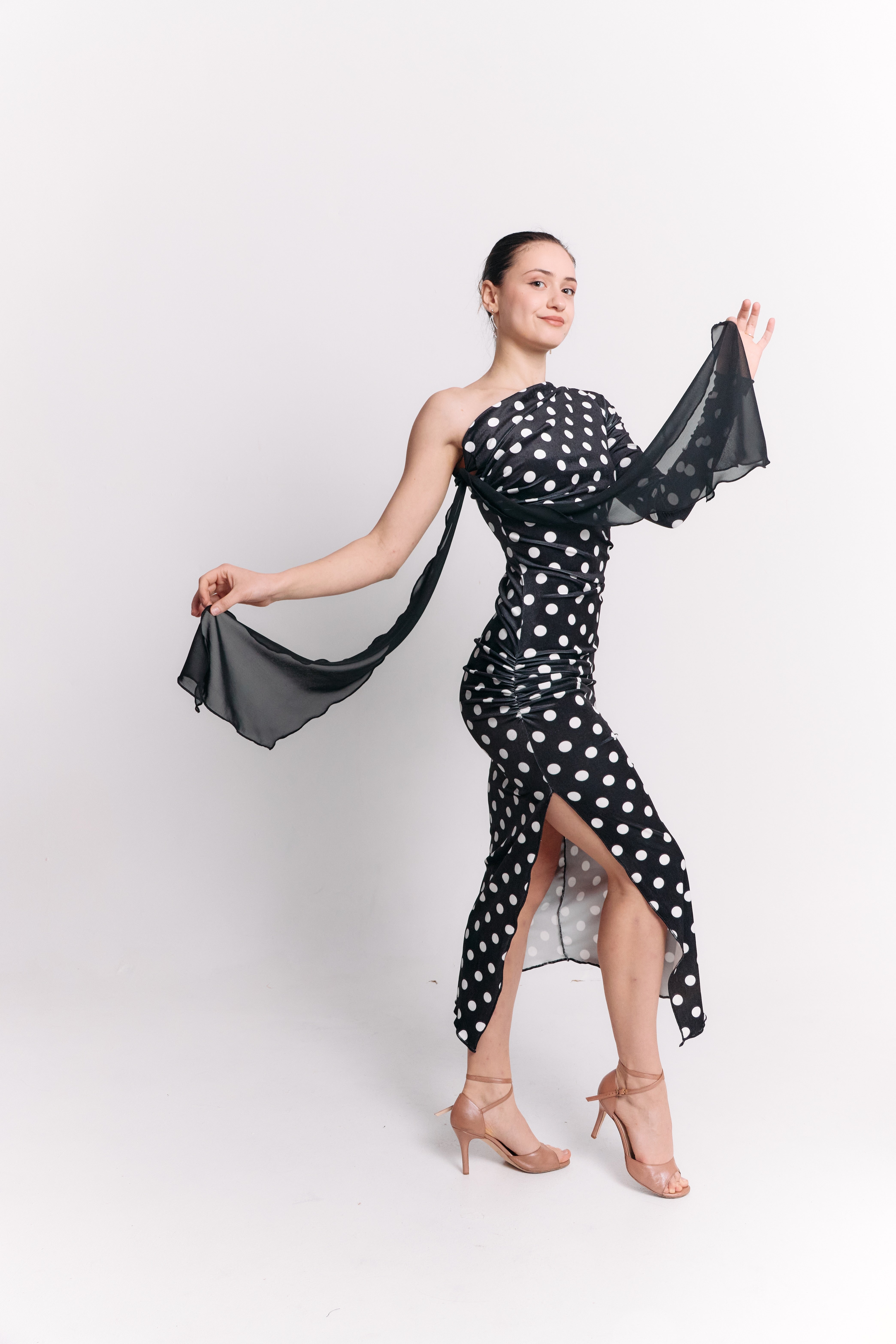One-Shoulder Bow Dress
