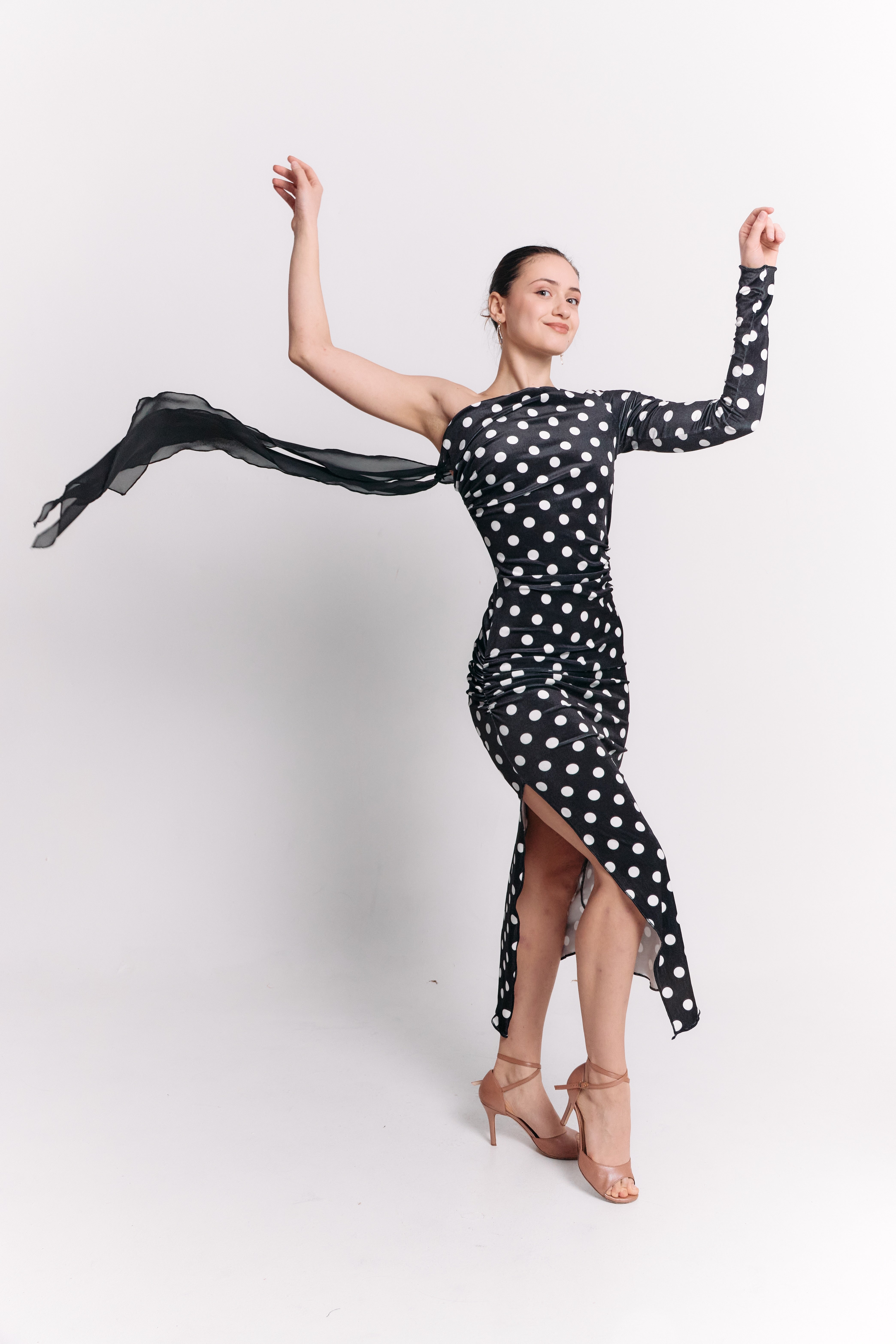 One-Shoulder Bow Dress